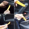 Набір з 4 знімачів для зняття пістонів, обшивки салону, панелей, магнітол, кліпс