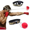 Тренажер м'яч для боксу Fight Ball Файт Болл, м'ячик на резинці червоний