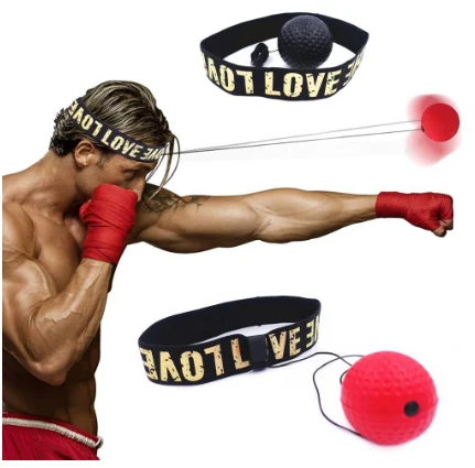 Тренажер м'яч для боксу Fight Ball Файт Болл, м'ячик на резинці червоний Тренажер м'яч для боксу Fight Ball Файт Болл, м'ячик на резинці червоний