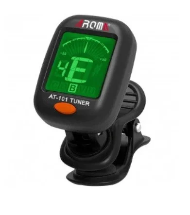 Тюнер Aroma AT-101, для налаштування гітари, бас-гітари, укулеле, скрипка