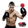 Тренажер м'яч для боксу Fight Ball Файт Болл, м'ячик на резинці червоний
