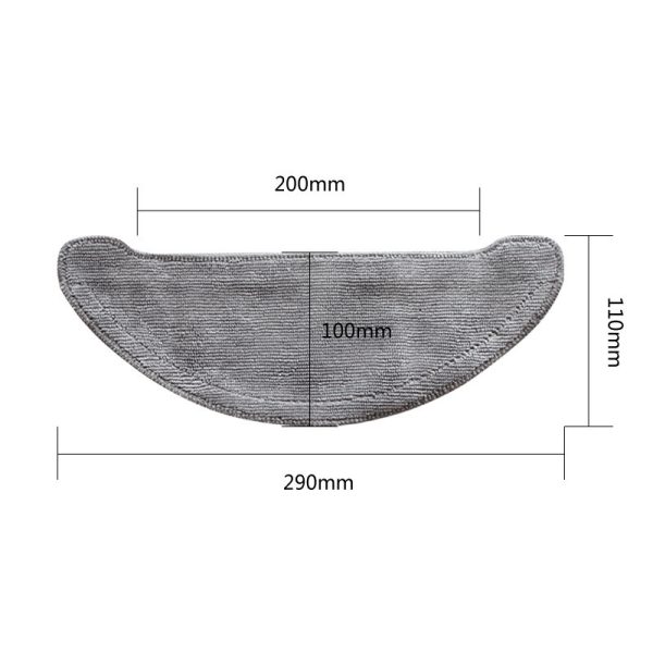 Аксесуари для робота пилососа Xiaomi Roidmi EVE Plus Robot Vacuum Mop Cleaner (SDJ01RM)