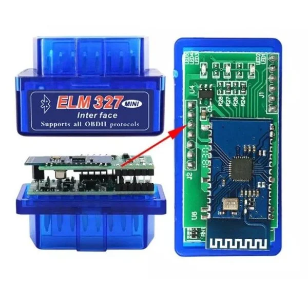 Диагностический сканер obd2 ELM327 V1,5 Bluetooth для Android (2 платы) Діагностичний сканер obd2 ELM327 V1,5 Bluetooth для Android (2 плати)