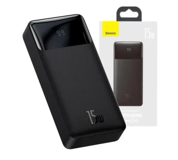 Павер банк baseus 10000mAh 15W (PPDML-I01) Black павербанк с дисплеем и быстрой зарядкой Павер банк baseus 10000mAh 15W (PPDML-I01) Black павербанк з дисплеєм та швидкою зарядкою