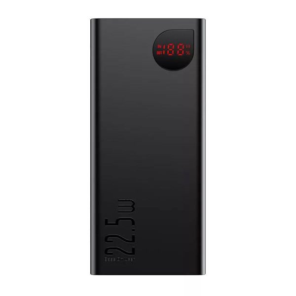 Павер банк Baseus 20000mAh 22,5W (PPAD000101) чорний power bank з дисплеєм та швидкою зарядкою