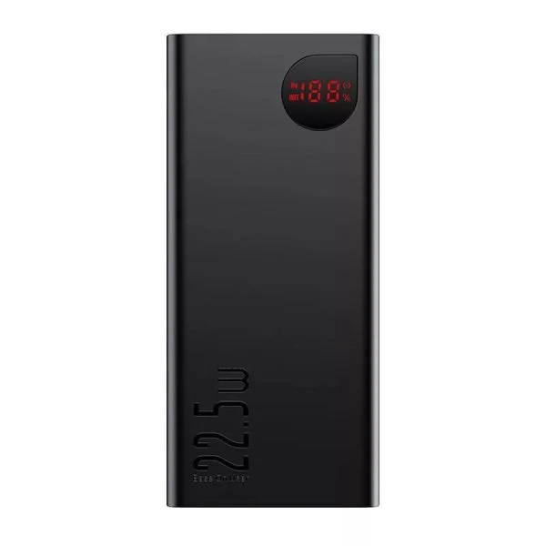 Павер банк Baseus 20000mAh 22,5W (PPAD000101) чорний power bank з дисплеєм та швидкою зарядкою