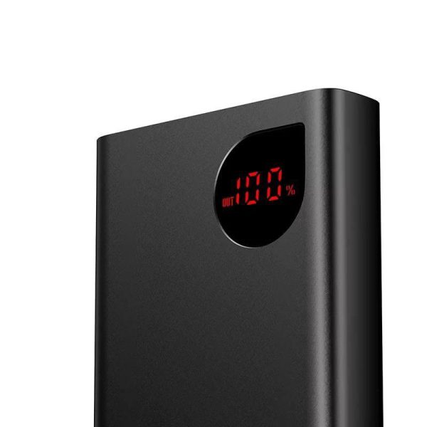 Павер банк Baseus 20000mAh 22,5W (PPAD000101) чорний power bank з дисплеєм та швидкою зарядкою