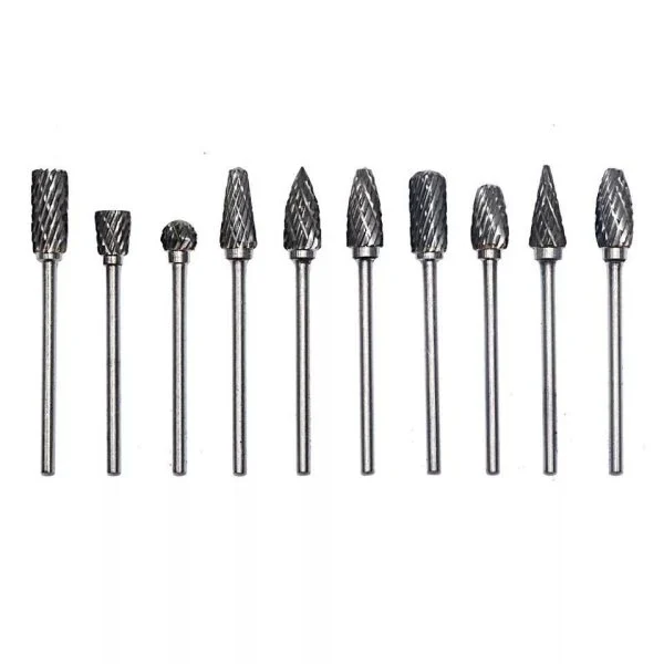 Шарошки фрези для дерева металу з вольфрамової сталі для гравера Dremel