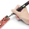 Паяльник професійний 936H 80W з LCD дисплеєм для паяння радіодеталей та мікросхем 220V