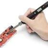 Паяльник профессиональный 936H 80W с LCD дисплеем для пайки радиодеталей и микросхем 220V Паяльник професійний 936H 80W з LCD дисплеєм для паяння радіодеталей та мікросхем 220V