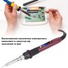 Паяльник професійний 936H 80W з LCD дисплеєм для паяння радіодеталей та мікросхем 220V