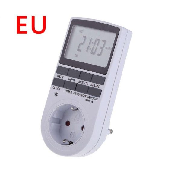 Таймер тижневий електронний 220V 16A розумна розетка з таймером