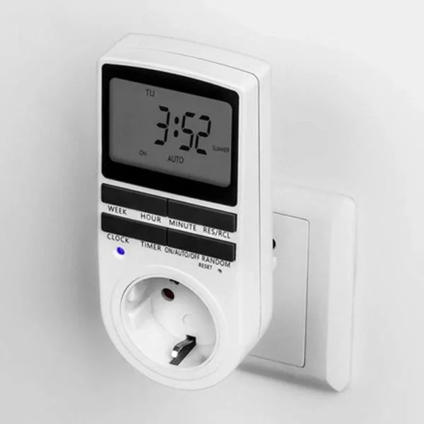 Таймер тижневий електронний 220V 16A розумна розетка з таймером Таймер тижневий електронний 220V 16A розумна розетка з таймером