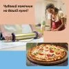 Качалка для тіста металева з обертовими ручками та регулюванням товщини розкочування 48 см