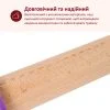 Скалка дерев'яна для розкочування тіста з регулювальними кільцями та знімними ручками 57 см