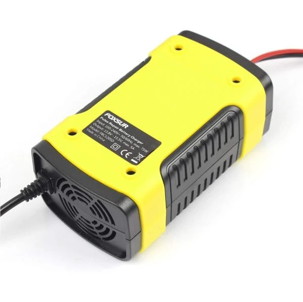 Зарядний пристрій для акумуляторів 12V 5A FOXSUR з ЖК-дисплеєм (fbc1205d) Зарядний пристрій для акумуляторів 12V 5A FOXSUR з ЖК-дисплеєм (fbc1205d)