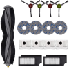 Набір витратних матеріалів для робота пилососа Ecovacs Deebot T10 Omni X1 Turbo X1 Omni X1 15 аксесуарів Набір витратних матеріалів для робота пилососа Ecovacs Deebot T10 Omni X1 Turbo X1 Omni X1 15 аксесуарів