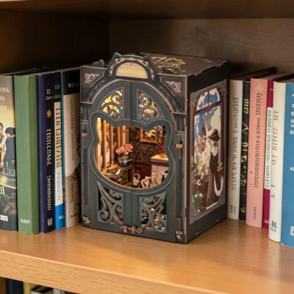 Book Nook Count Cat's Study набір для збірки, 108 деталей