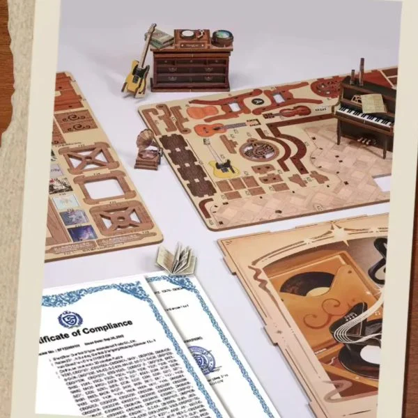 Book Nook The Secret Rhythm набір для збірки, 355 деталей