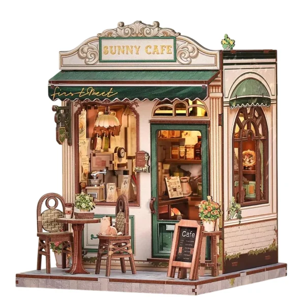 Book Nook Sunny Cafe набір для збірки, 233 деталі