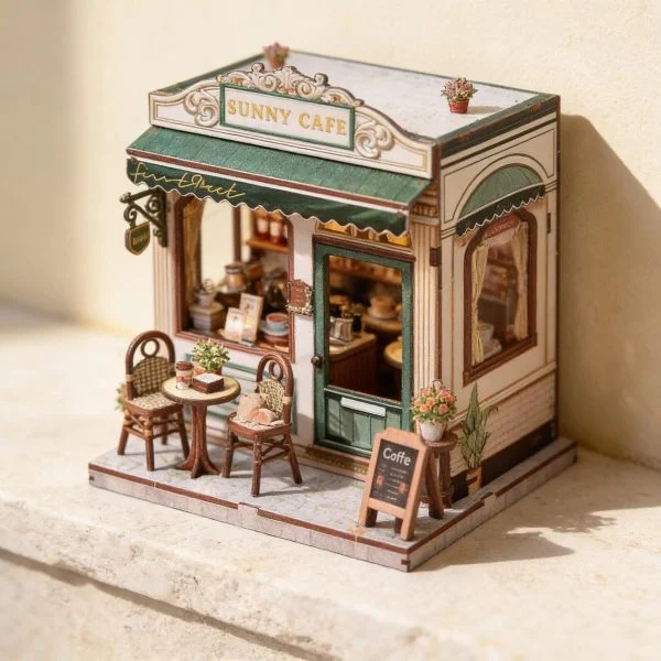 Book Nook Sunny Cafe набір для збірки, 233 деталі