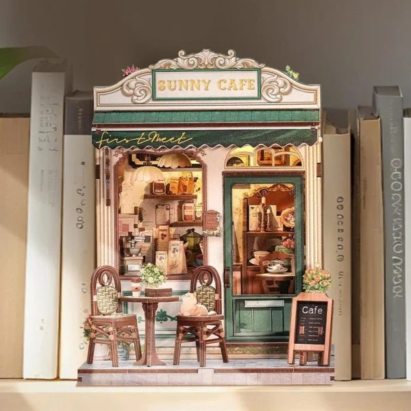 Book Nook Sunny Cafe набір для збірки, 233 деталі