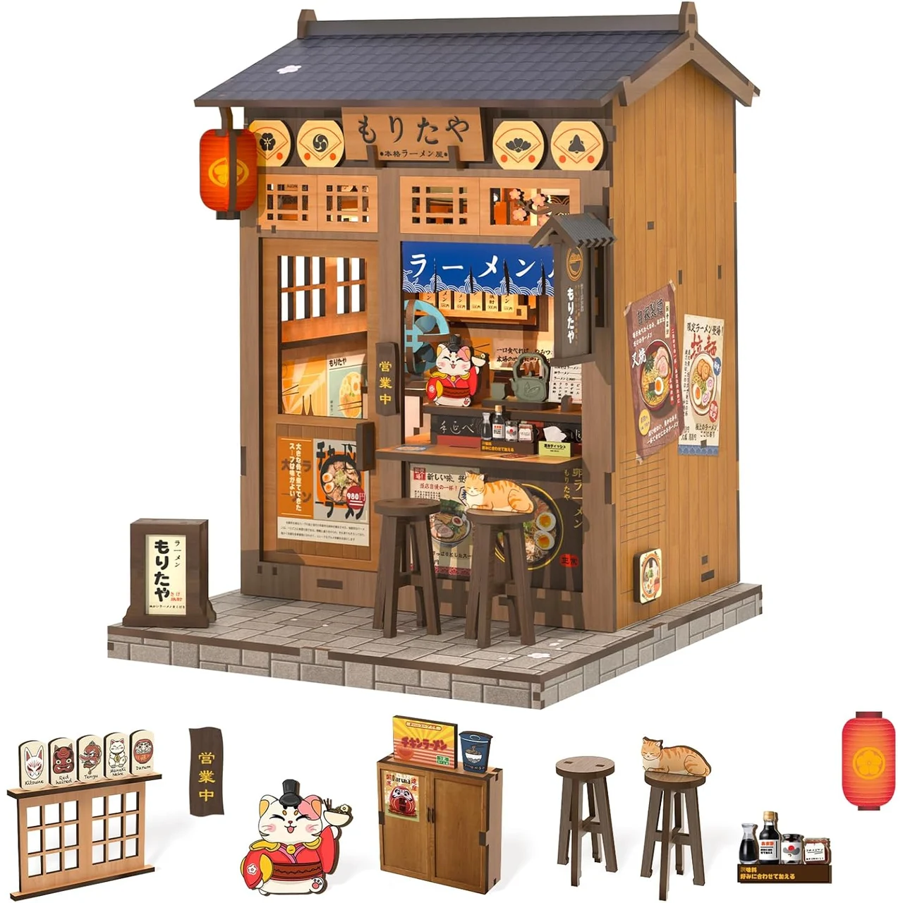Book Nook Morita-Ya набір для збірки, 240 деталей