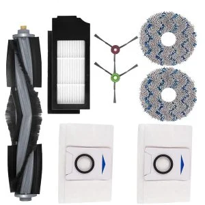 Сменные аксессуары для Ecovacs Deebot X1 Series и T10 Omni (8 предметов) Змінні аксесуари для Ecovacs Deebot X1 Series і T10 Omni (8 предметів)