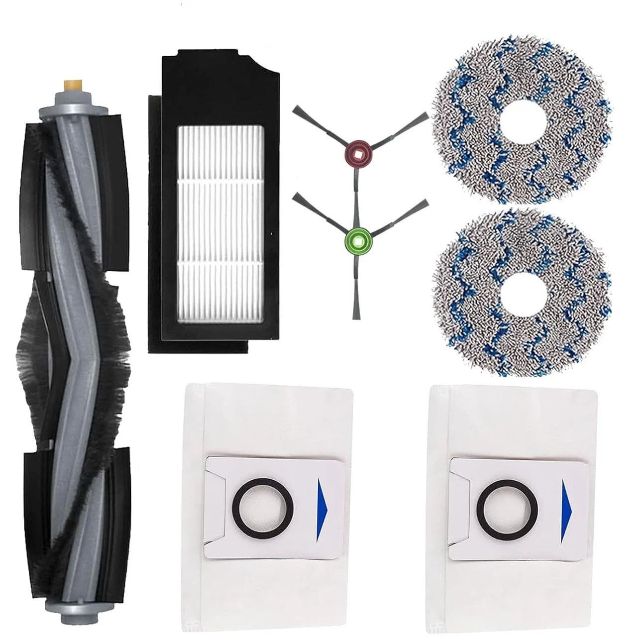 Змінні аксесуари для Ecovacs Deebot X1 Series і T10 Omni (8 предметів)