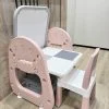 Дитячий стіл для творчості столик для конструктора стільчик і столик для дитини регульований магнітна дошка